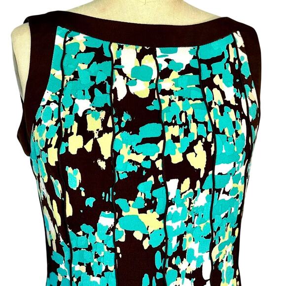 Womens Dress Size 6 Floral Abstract Colorful Indie Spring Summer Tropical Cruise - Picture 2 of 6